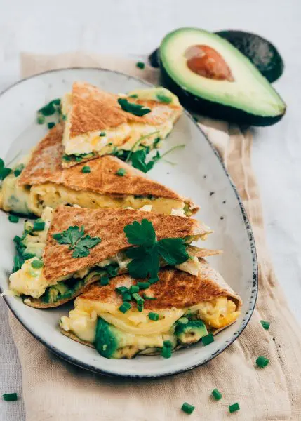 ontbijt quesadillas