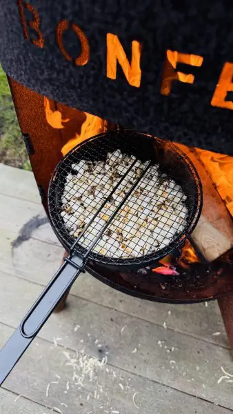 popcorn pan - popcorn maken