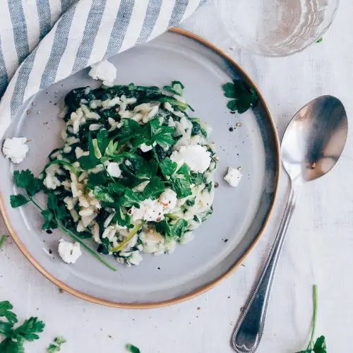 risotto met geitenkaas