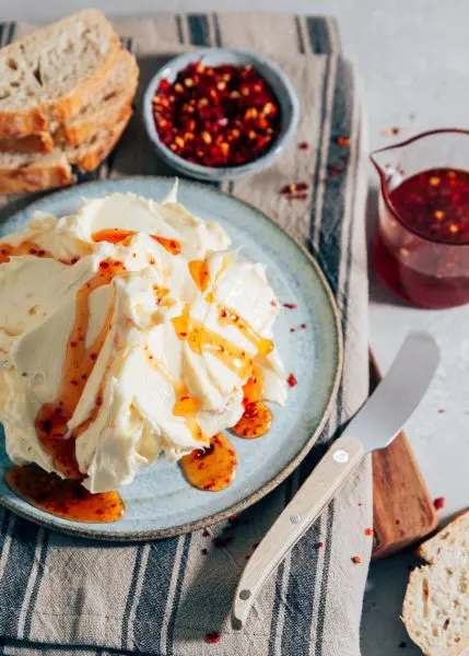 whipped hot honey butter