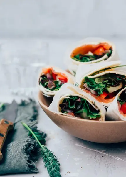 wrap met zalm