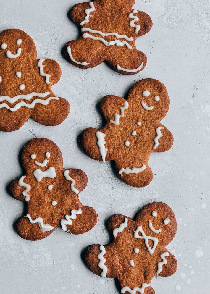 Gingerbread koekjes met glazuur