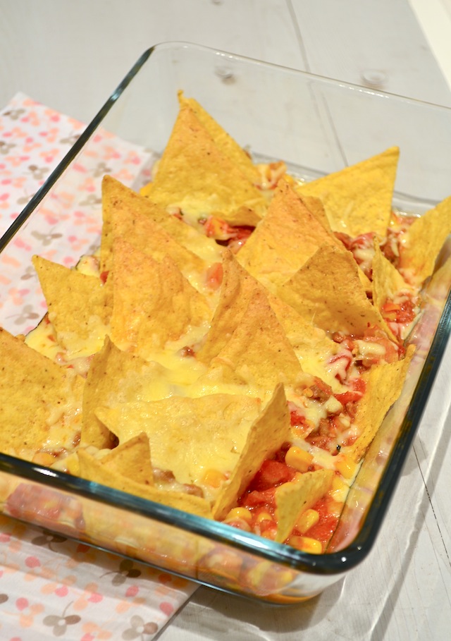 Nacho schotel uit de oven Uit Pauline's Keuken