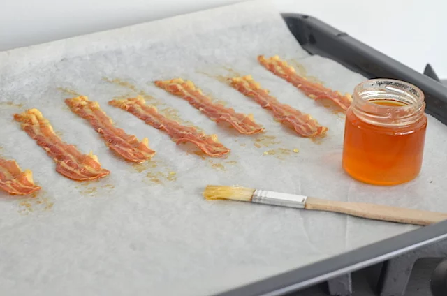 honey glazed bacon