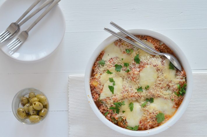 Easy Italiaanse quinoa ovenschotel