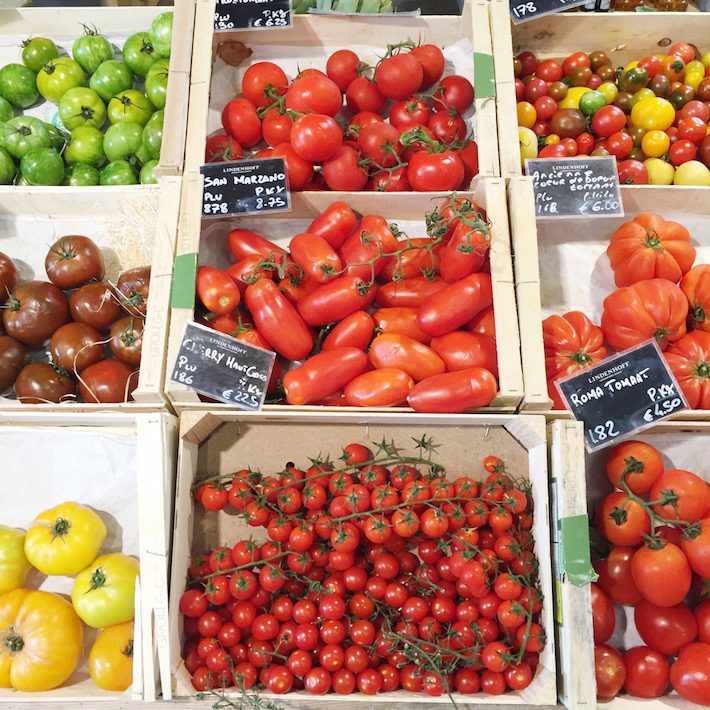 gekleurde tomaten