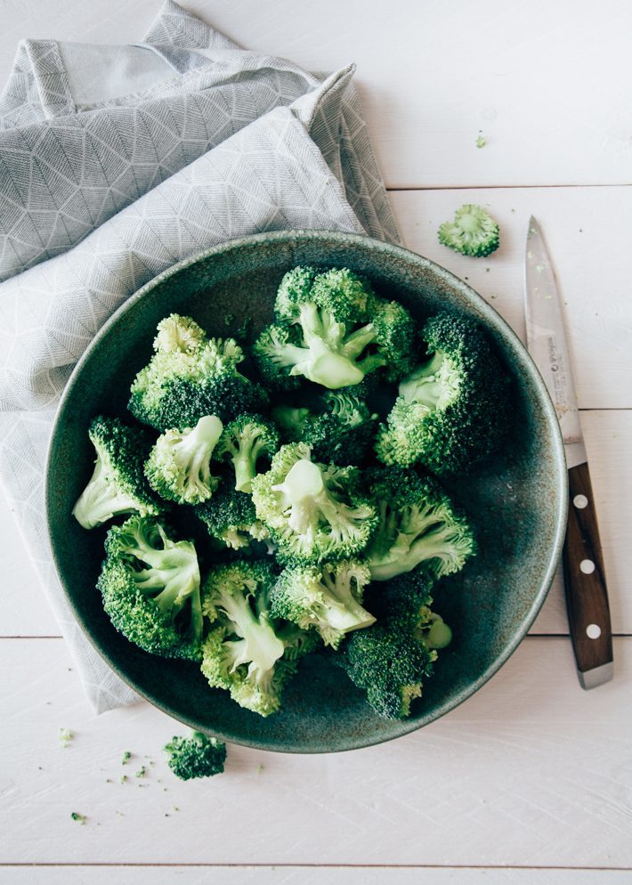 Salade van geroosterde broccoli