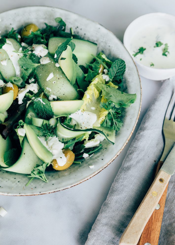 salade met feta