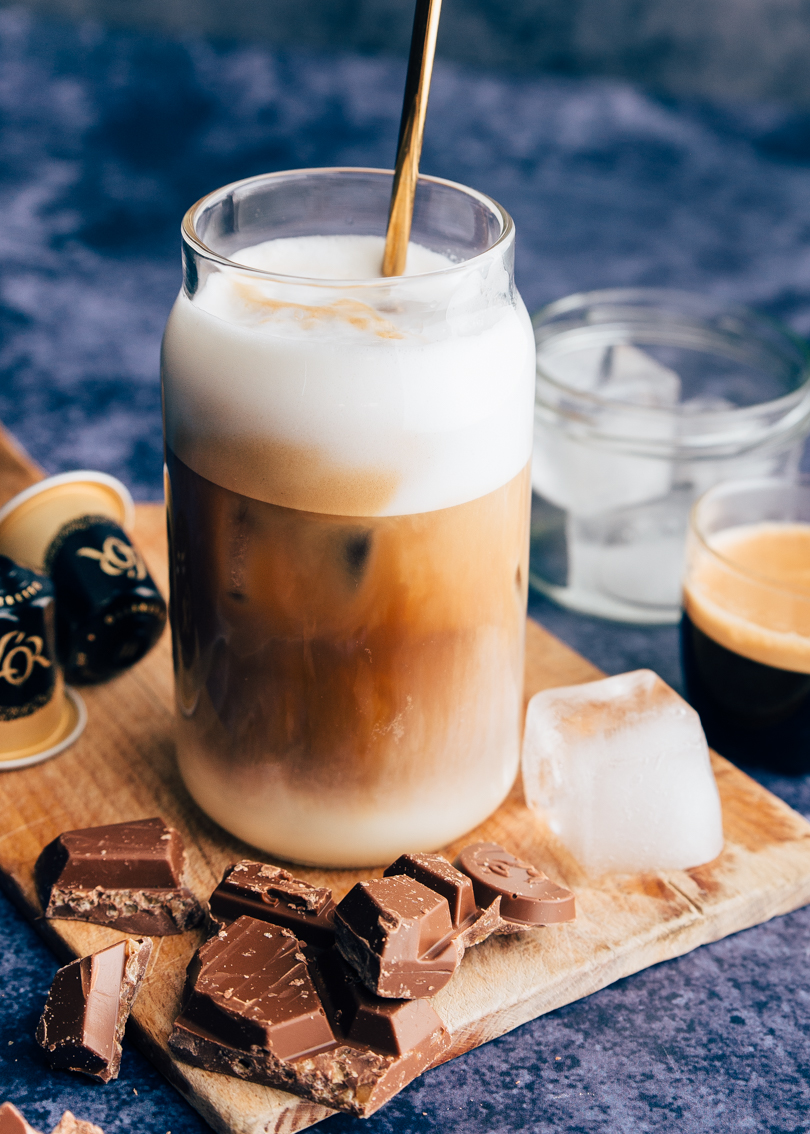 Coconut iced latte