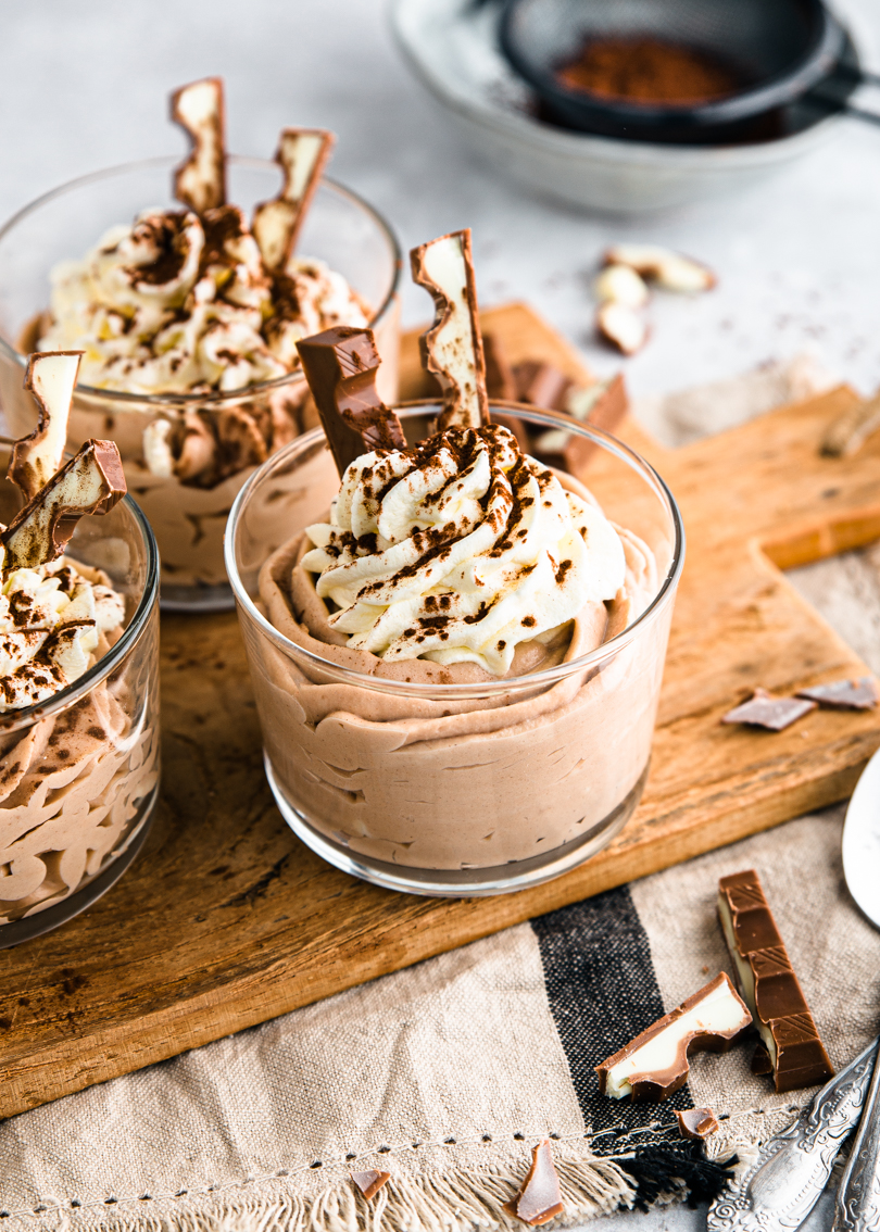 Kinder chocolade mousse