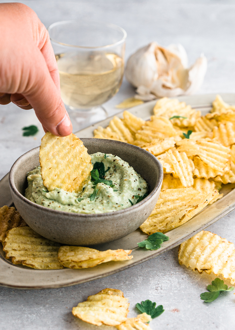 Avocado dip maken