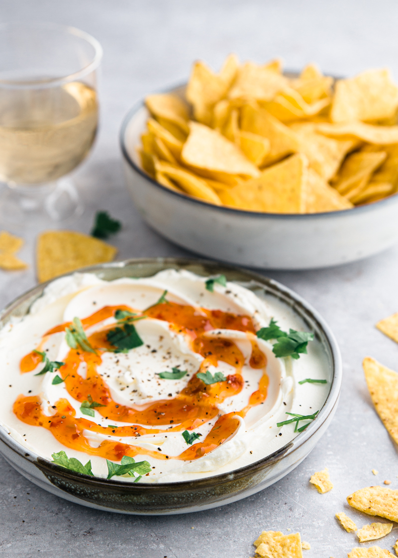 Mascarpone chili dip