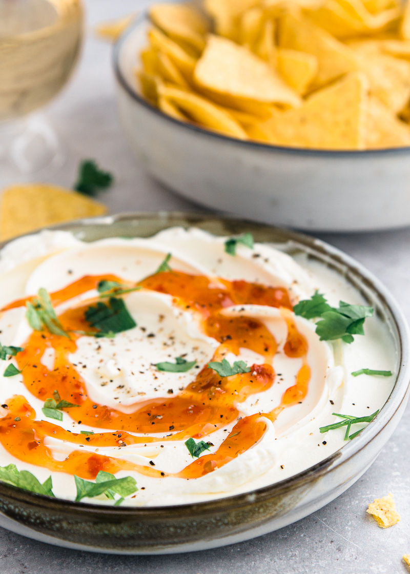 Nacho dip maken