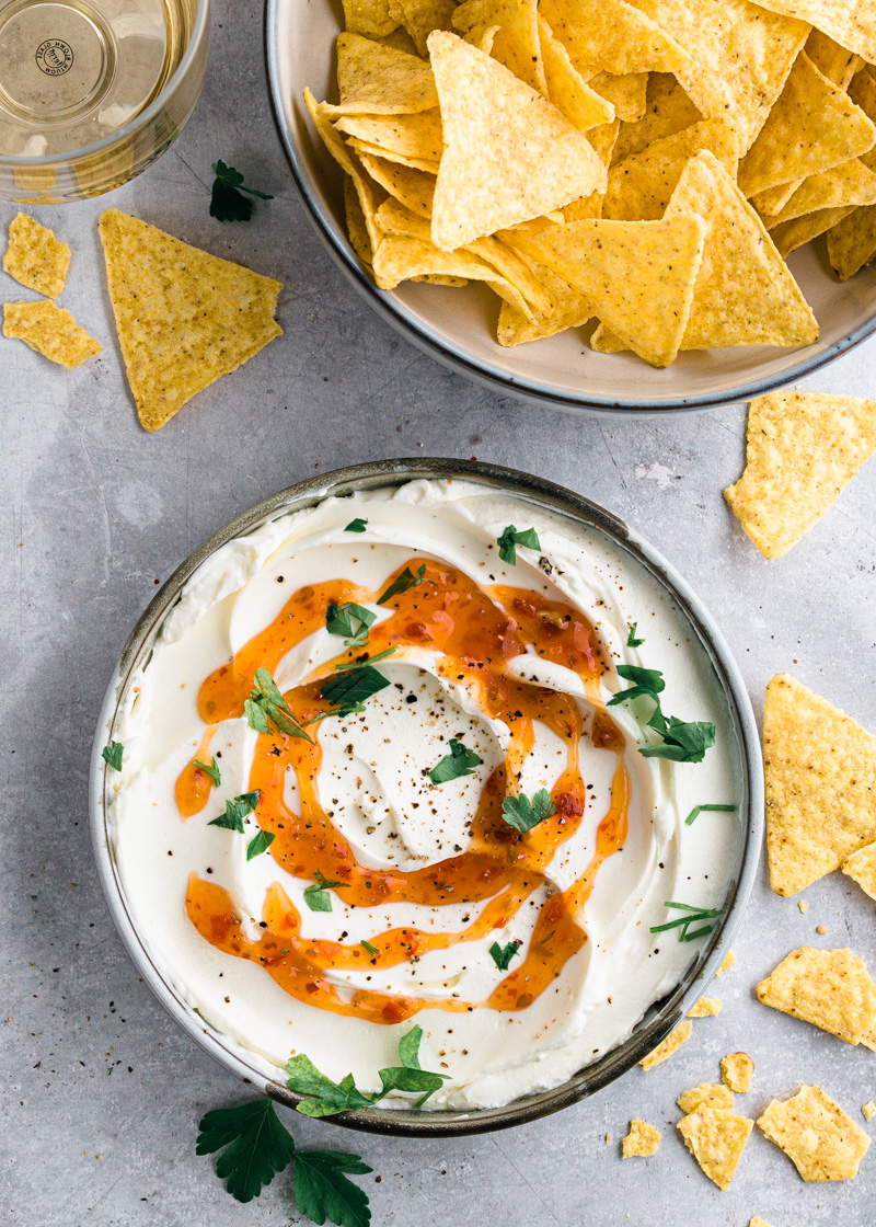 Mascarpone chili dip