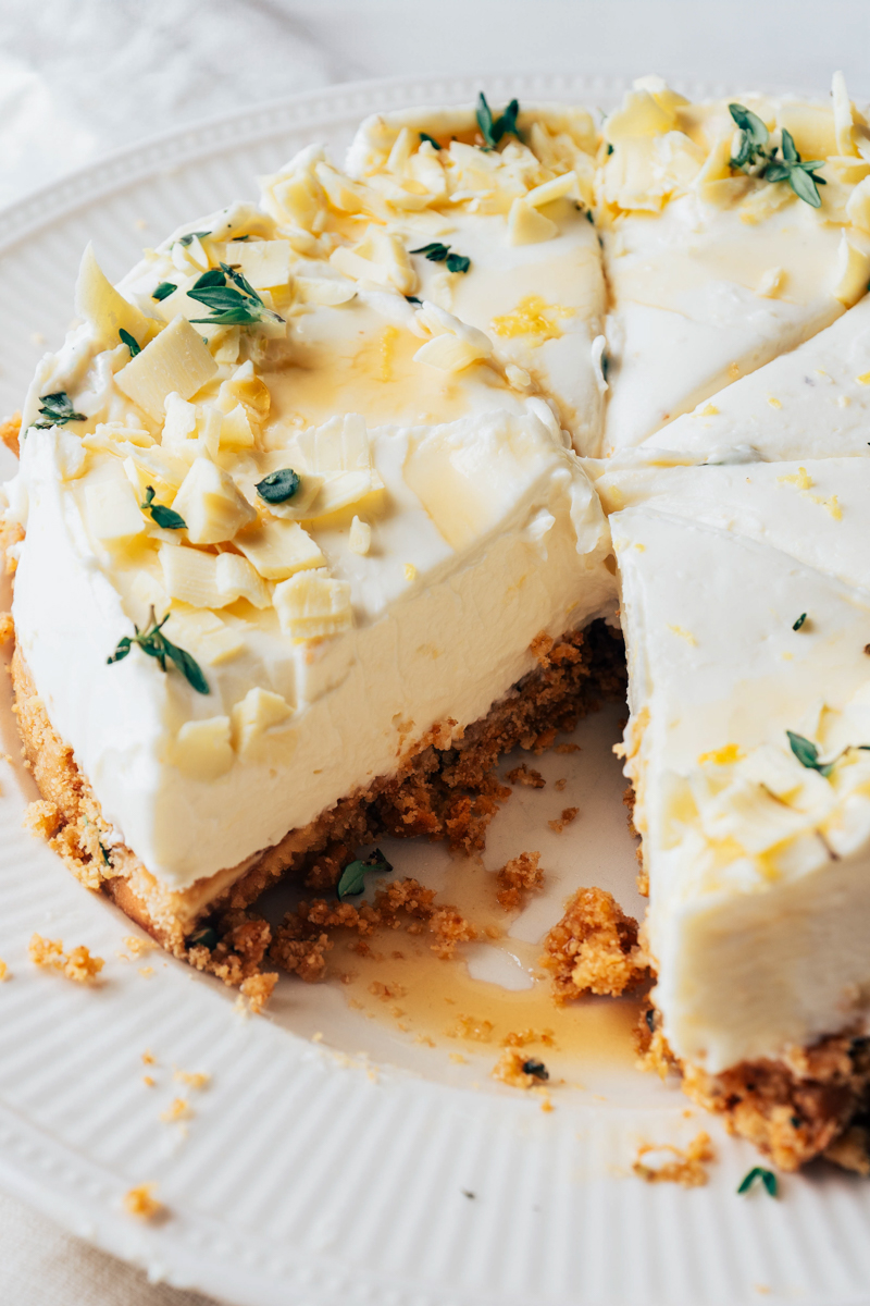 Cheesecake met witte chocola