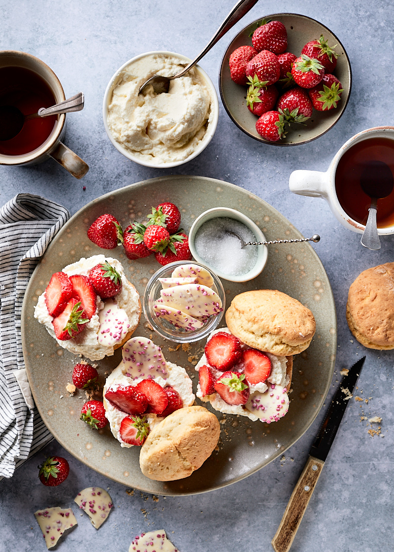 Aardbeien shortcake