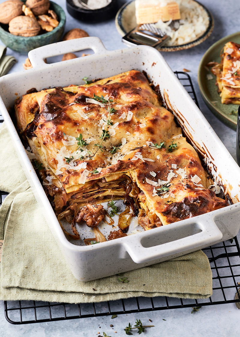 Lasagne met prei