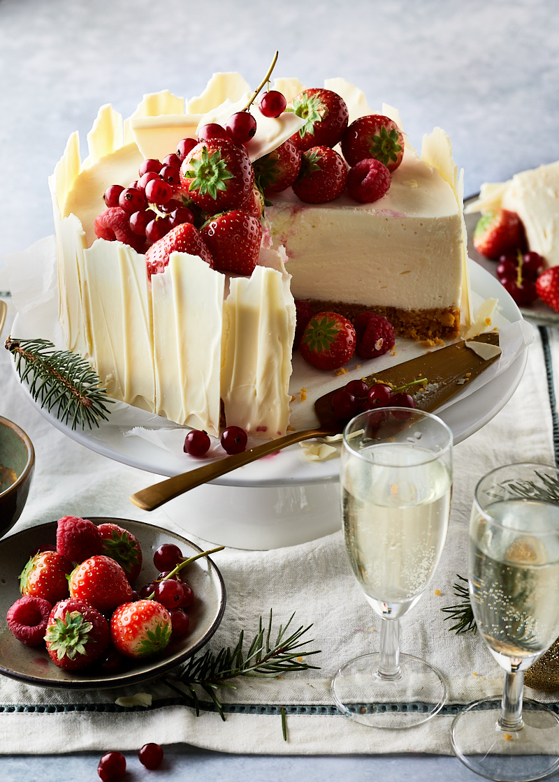 Champagne cheesecake