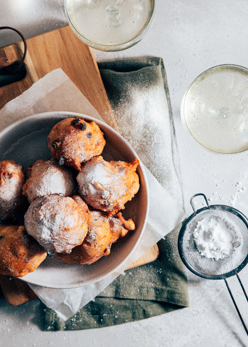 Oliebollen met krenten