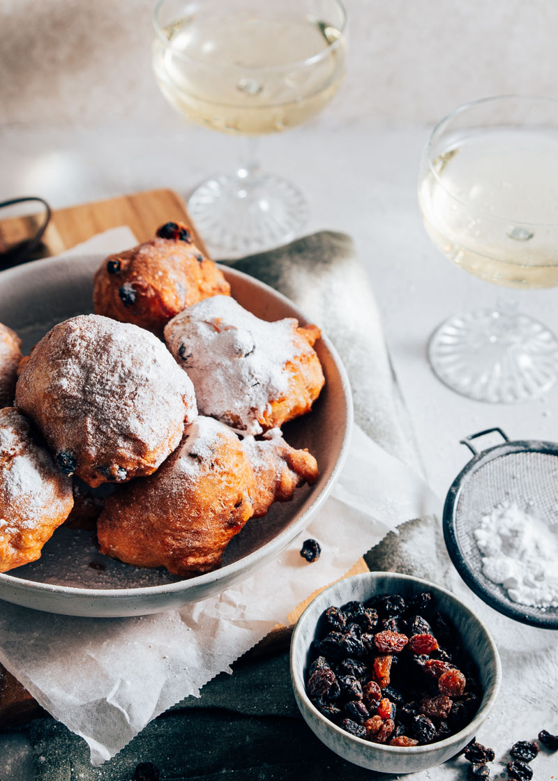 Oliebollen met krenten