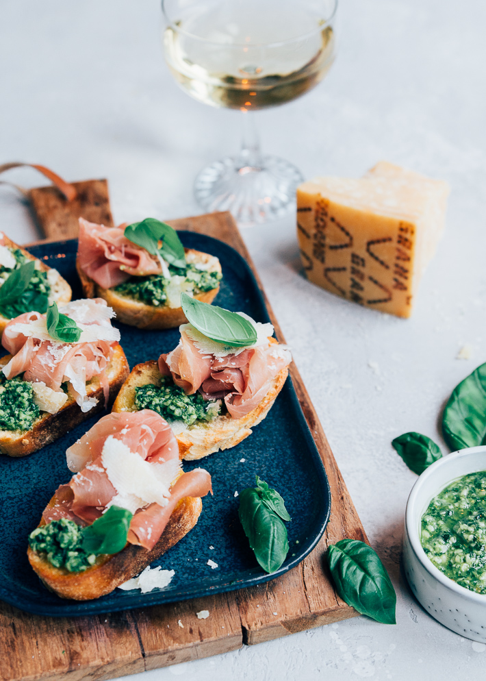 bruschetta parmaham