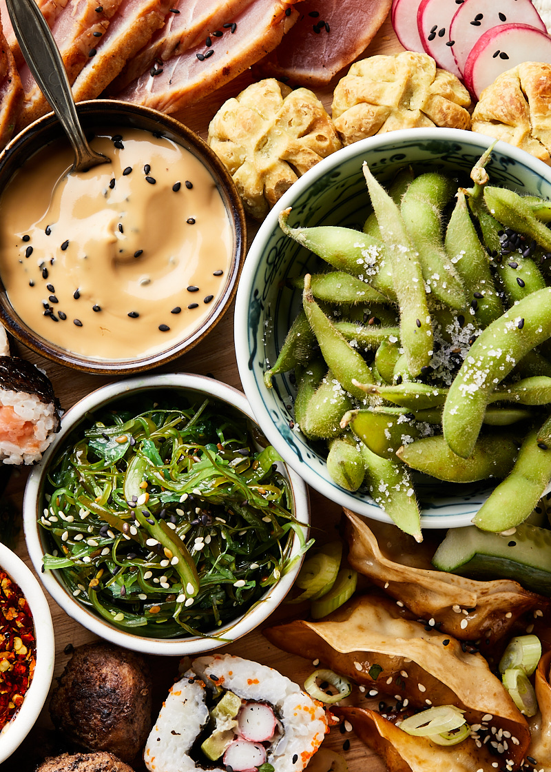 Aziatische borrelplank