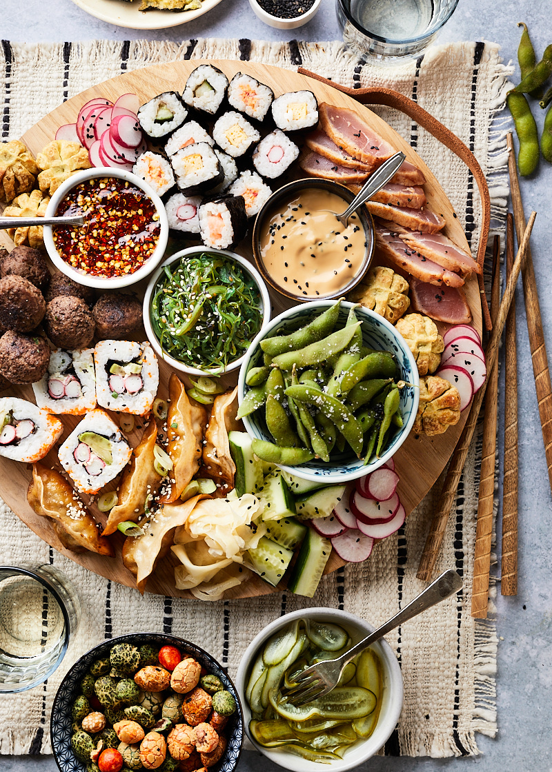 Aziatische borrelplank