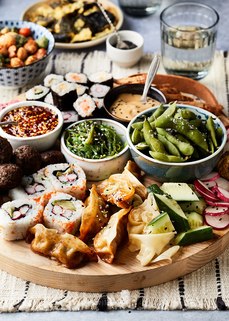 Aziatische borrelplank