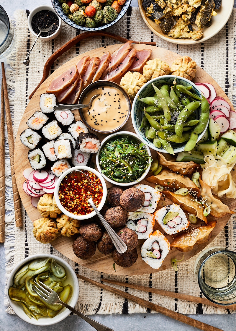 Aziatische borrelplank