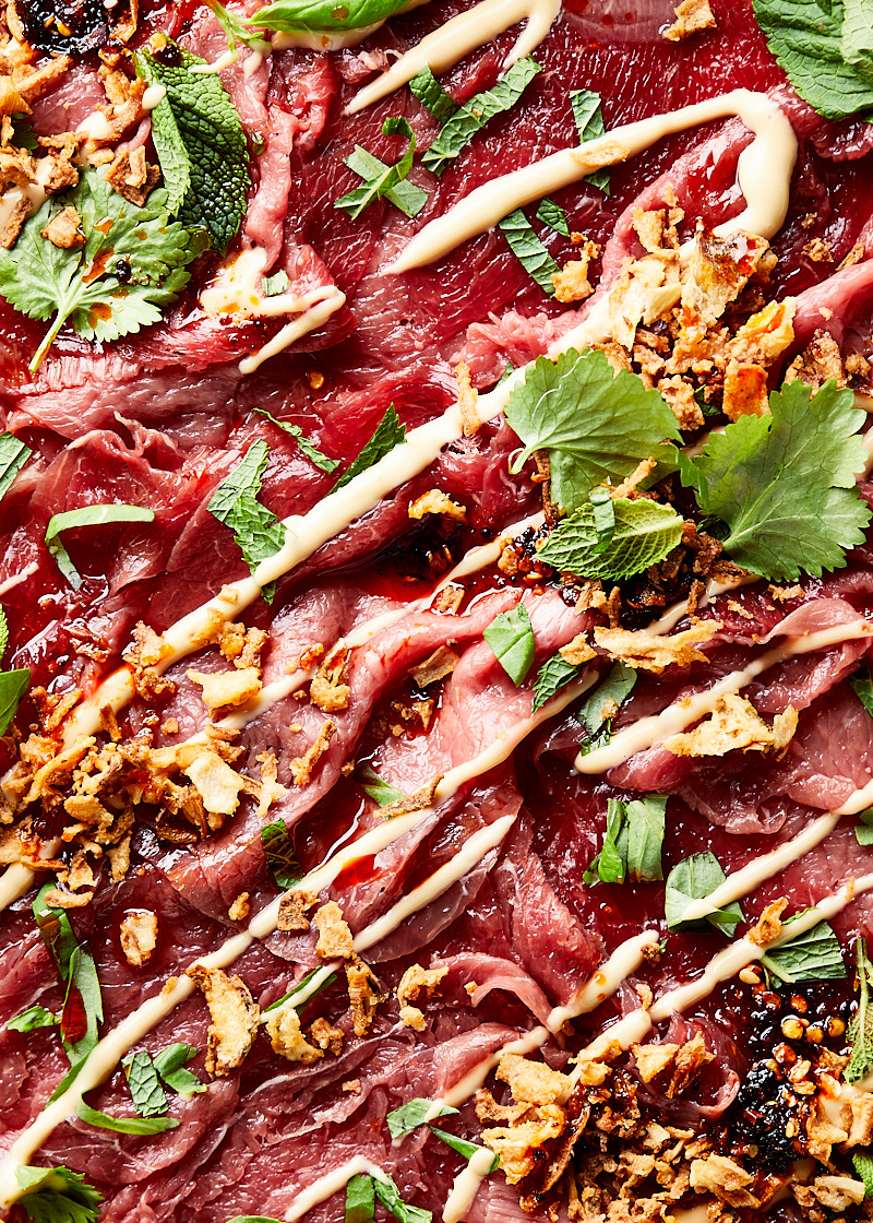 Aziatische carpaccio