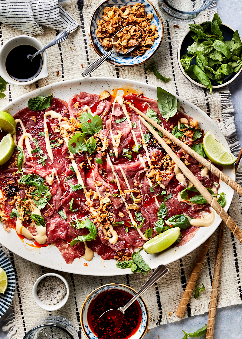 Aziatische carpaccio