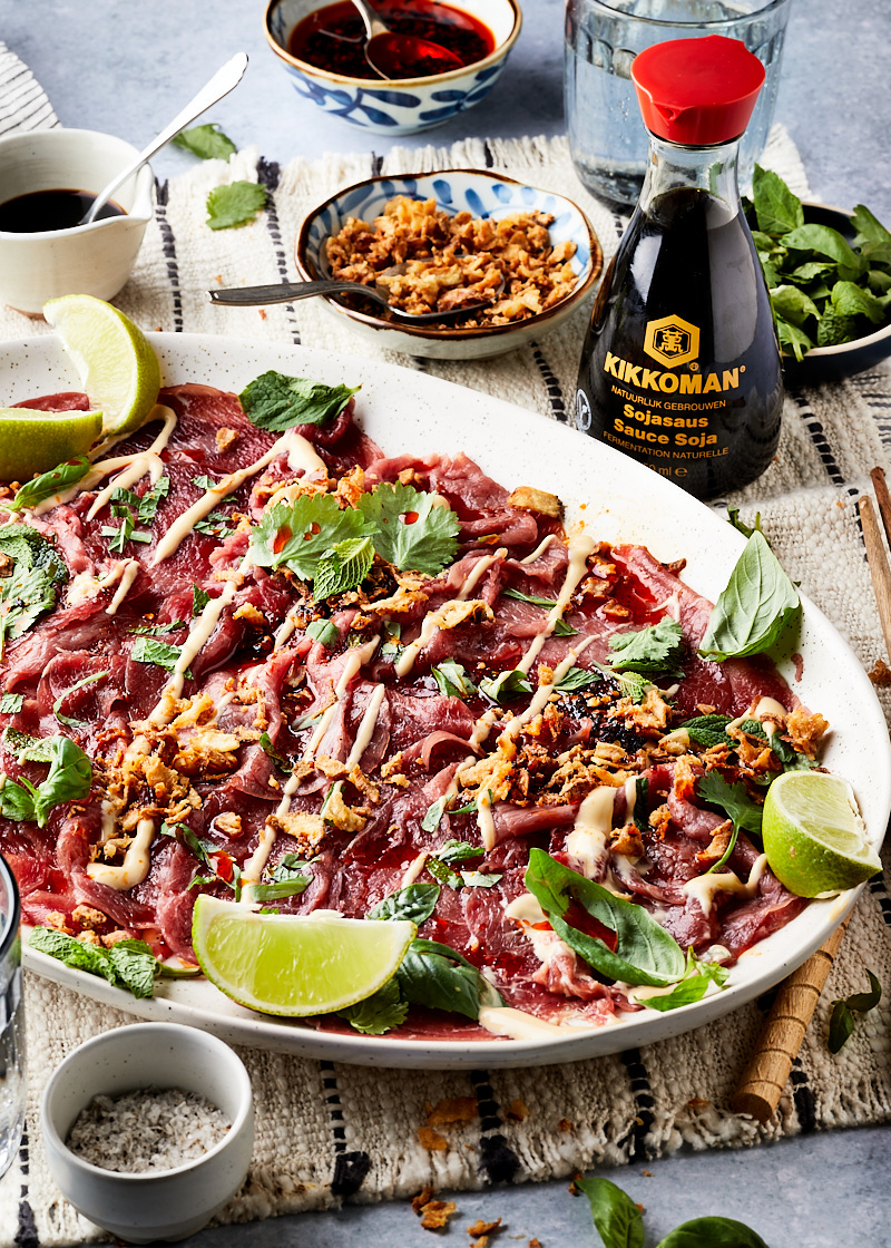 Aziatische carpaccio