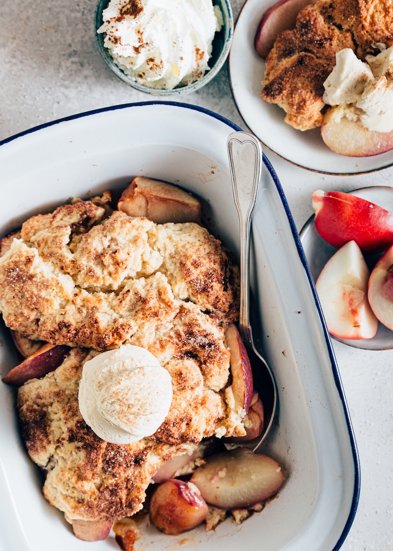 peach cobbler