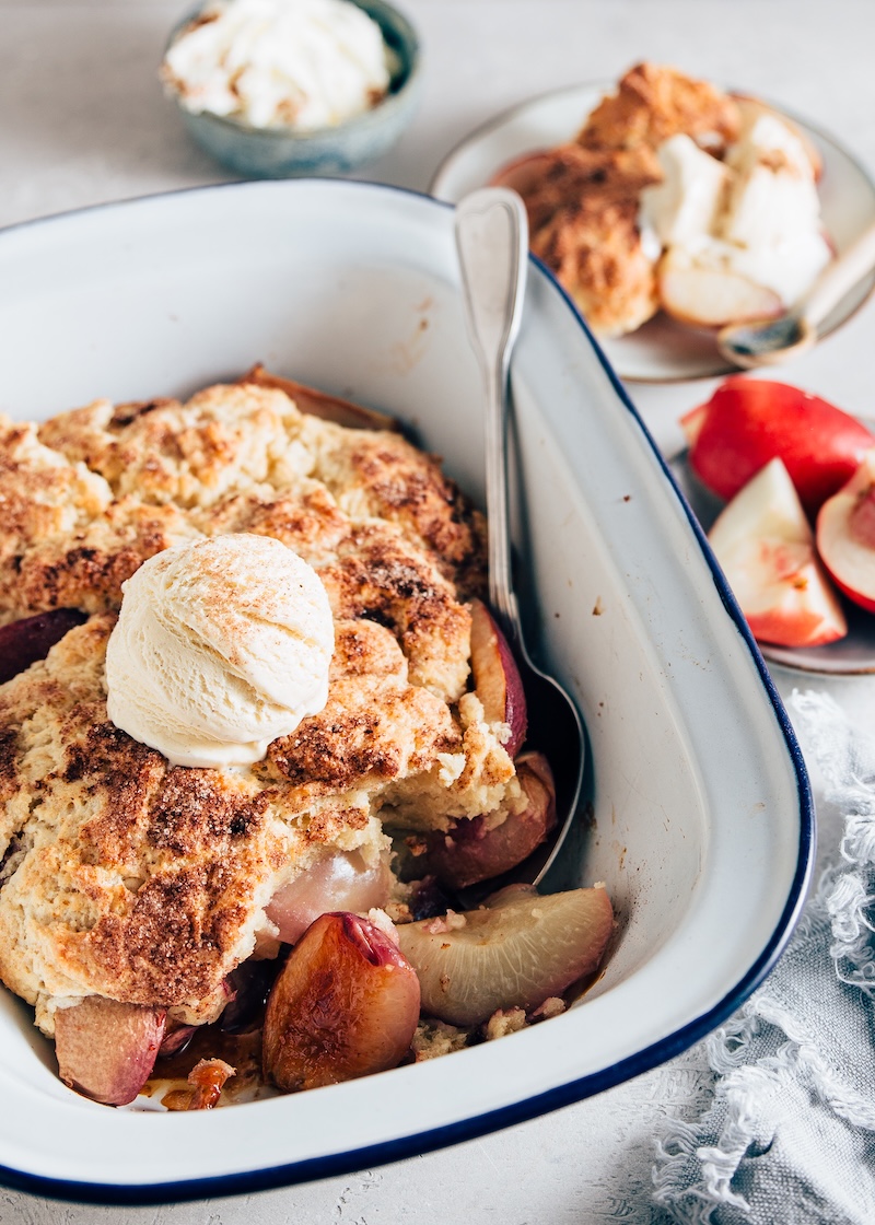 peach cobbler