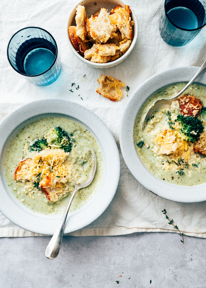 Broccoli bloemkoolsoep