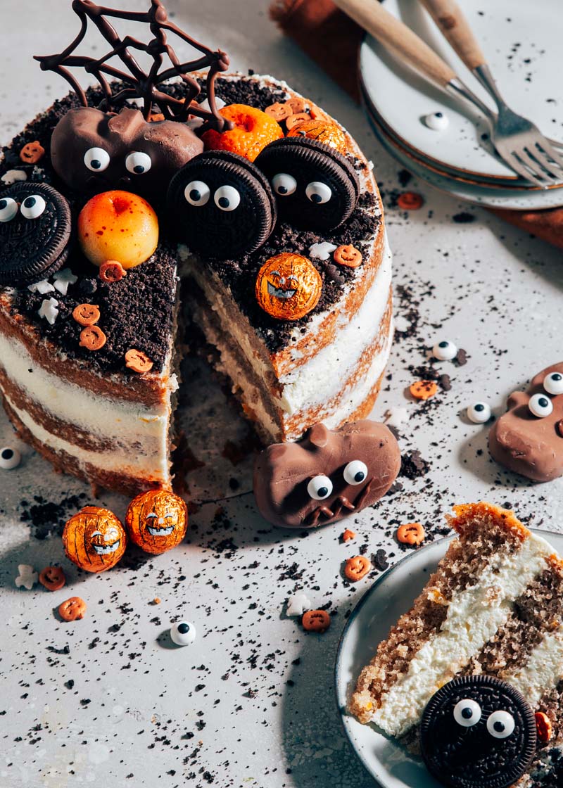 Halloween taart