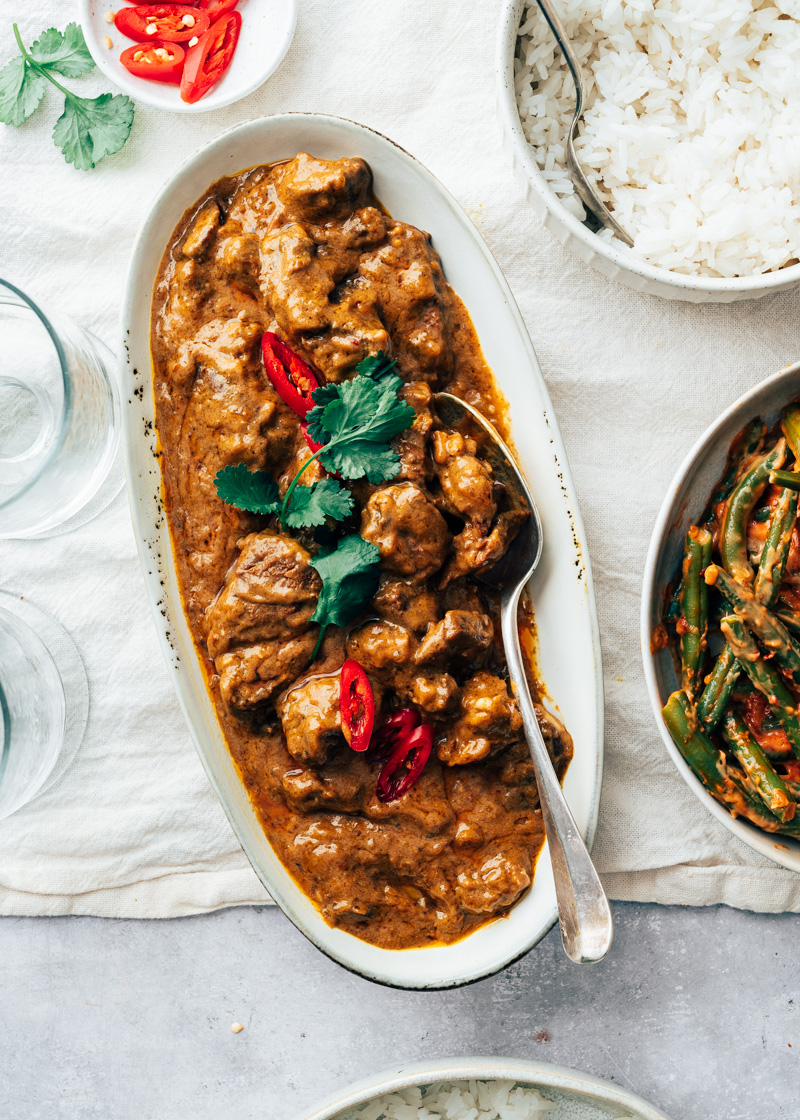 Rendang uit de slowcooker