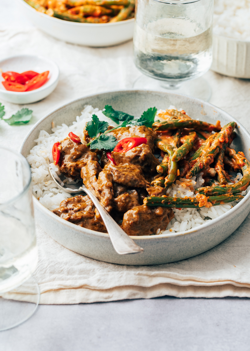 Rendang uit de slowcooker