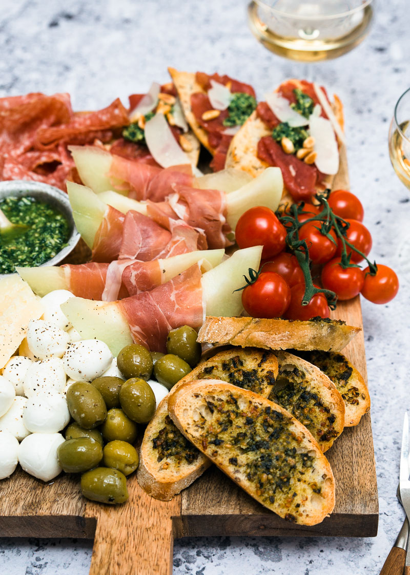 italiaanse borrelplank