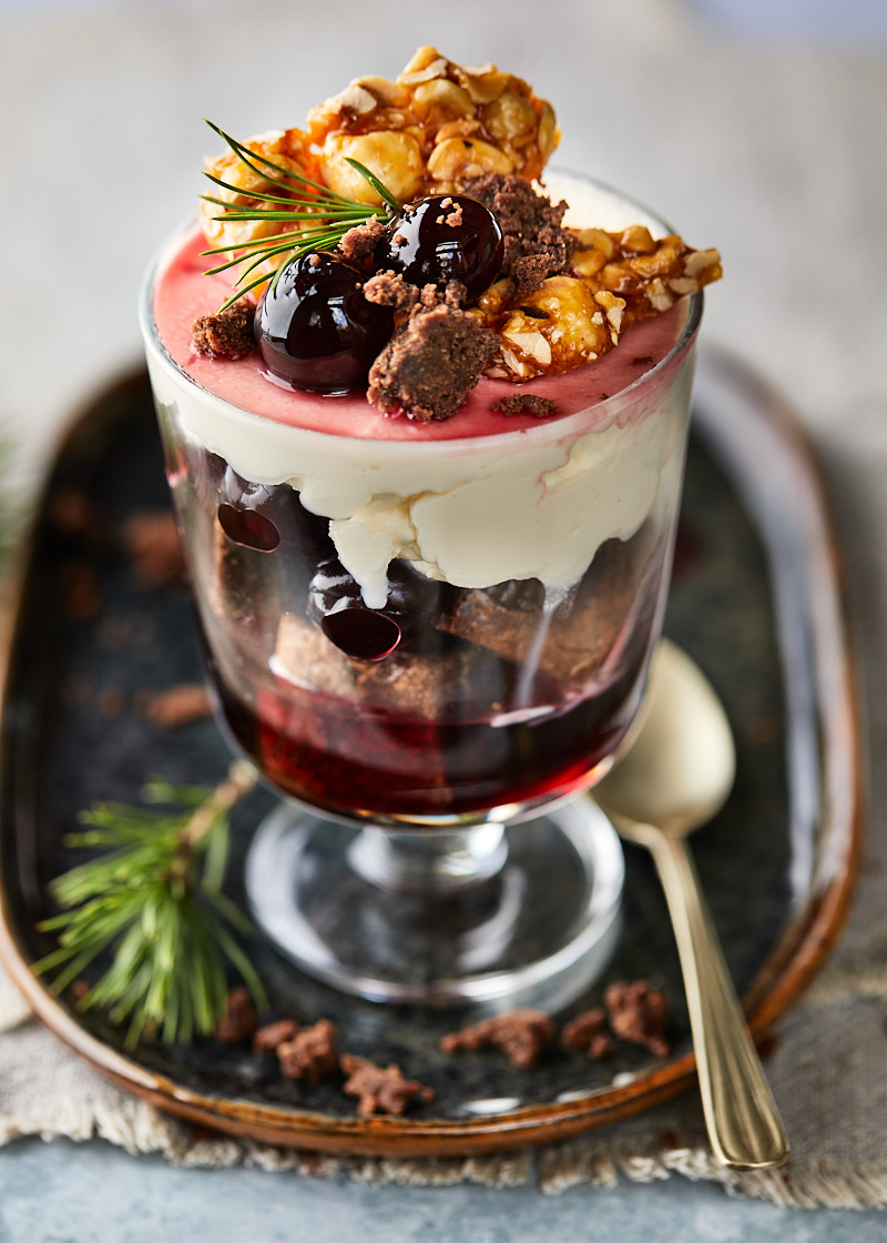 Chocolade trifle met brownies: het perfecte kerst toetje