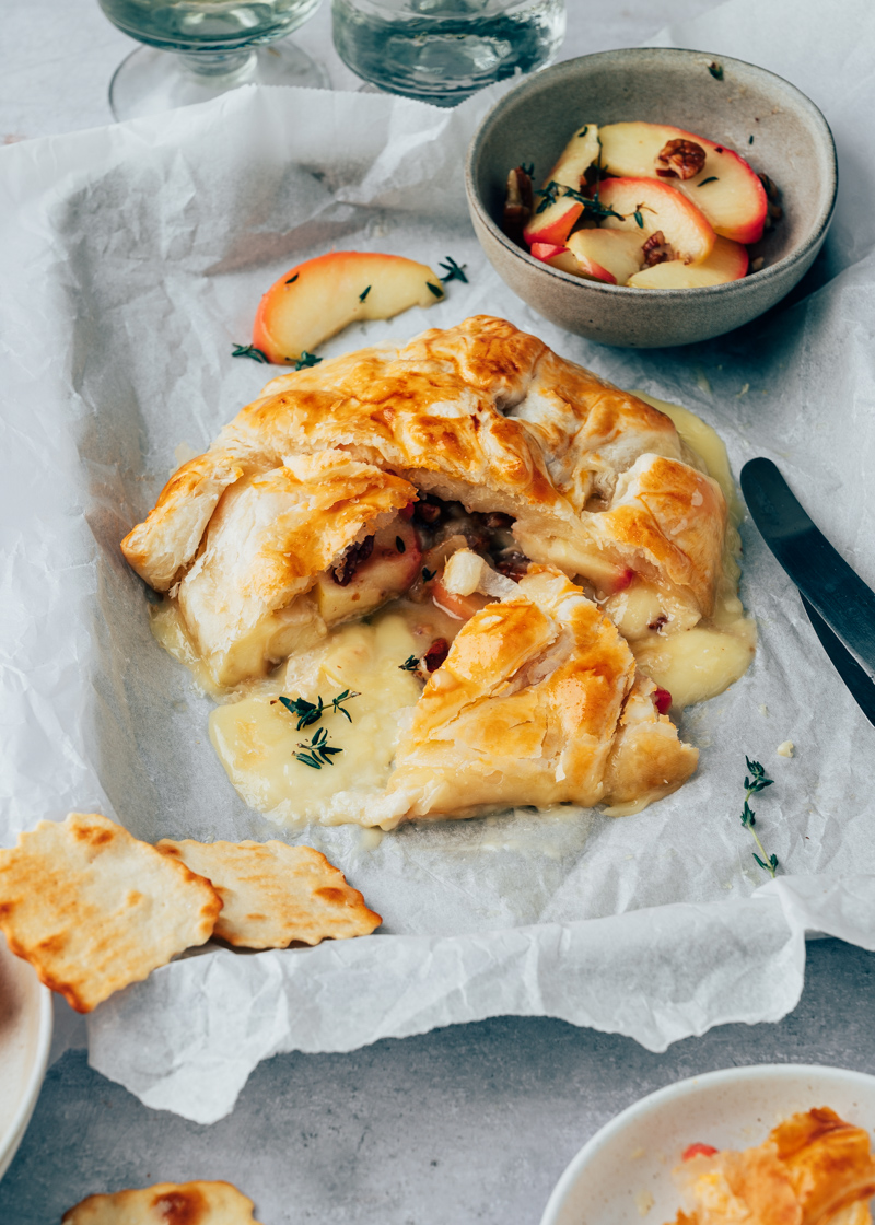 Camembert in bladerdeeg uit de oven