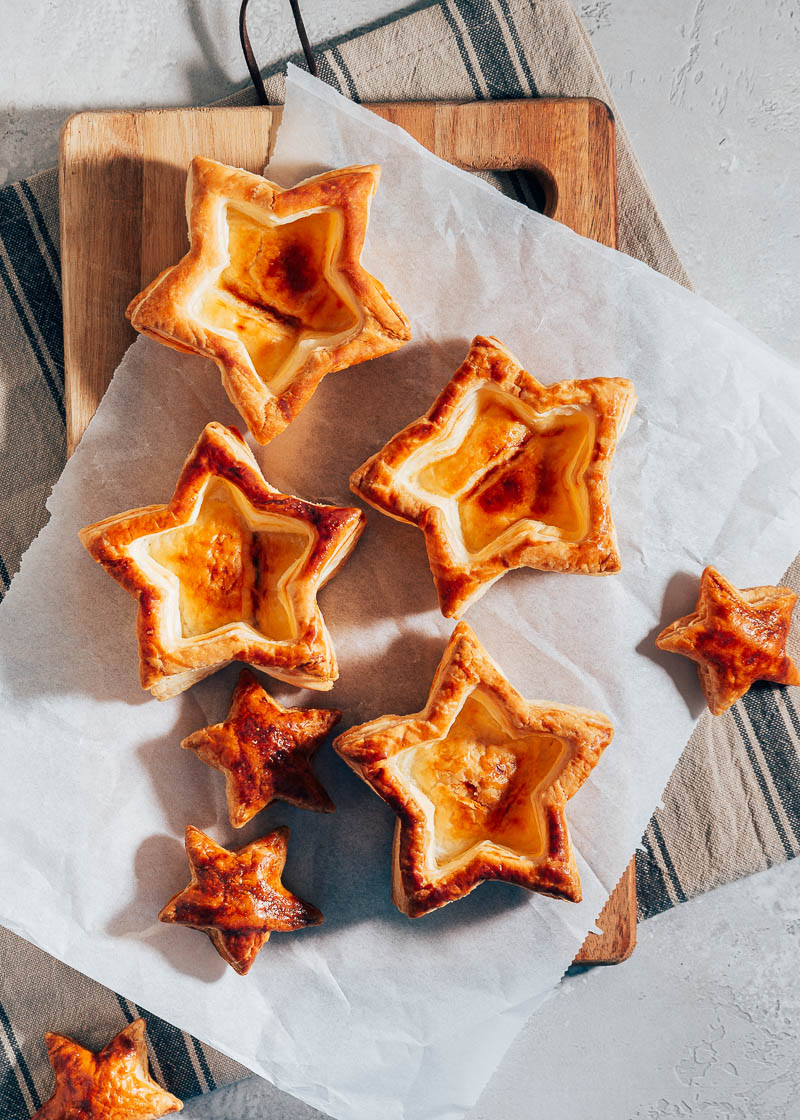 pasteibakjes maken / pasteitjes in ster vorm