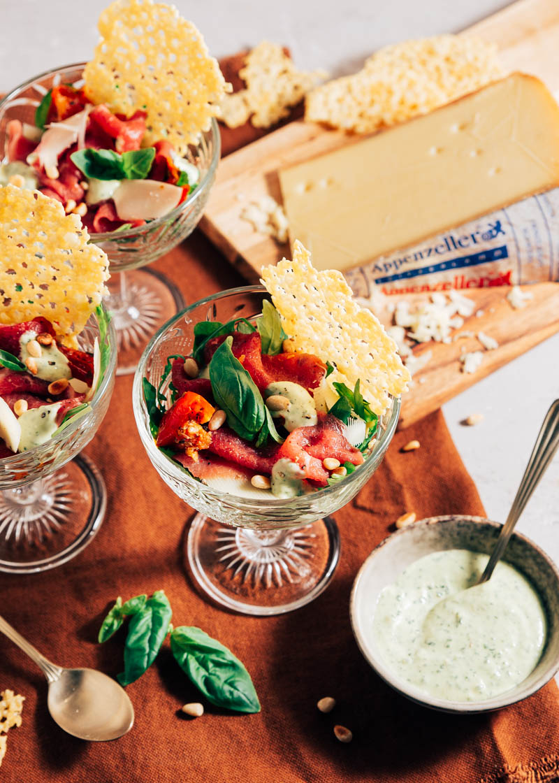 Carpaccio in glaasje