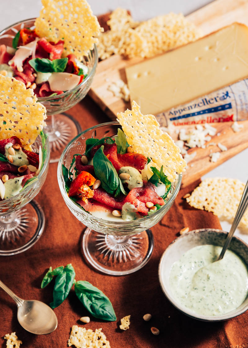 Carpaccio in glaasje