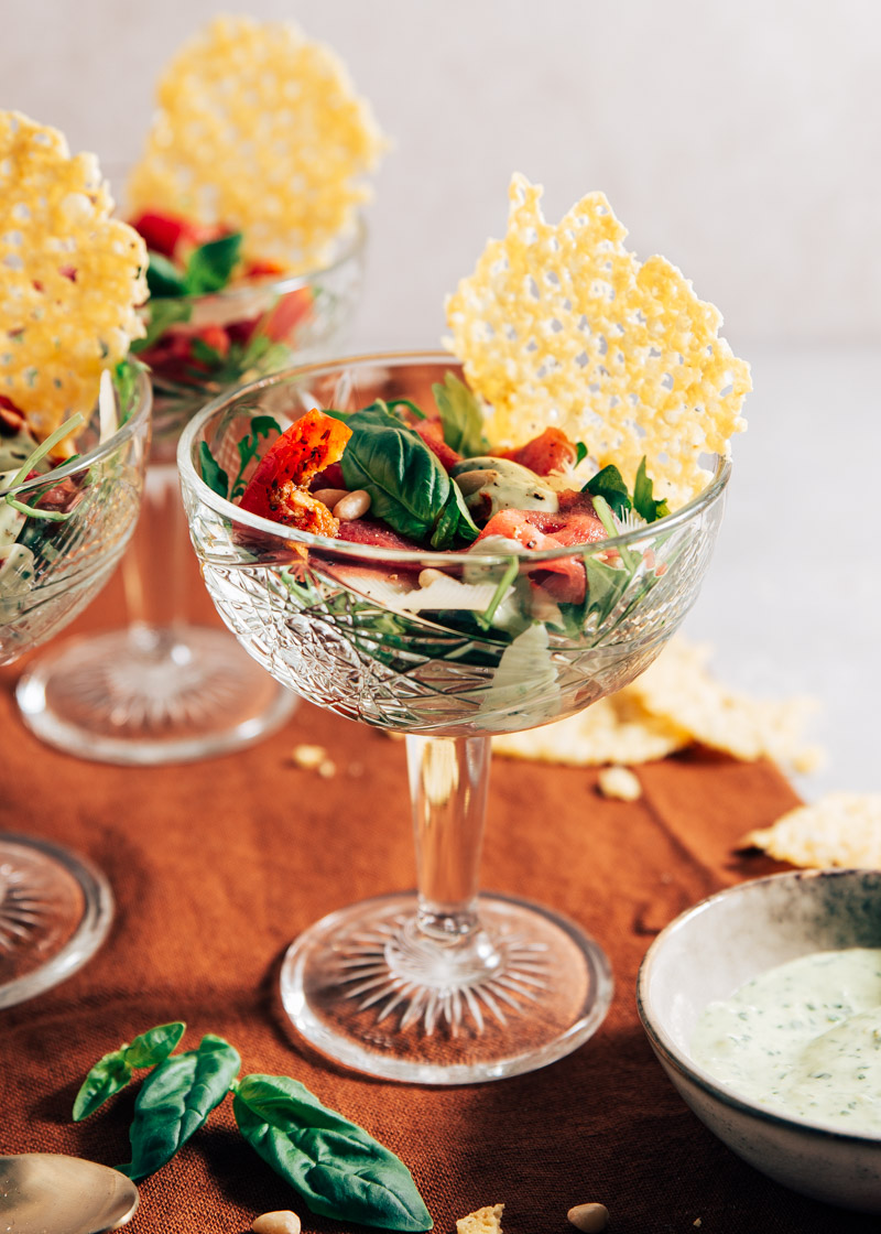 Carpaccio in glaasje