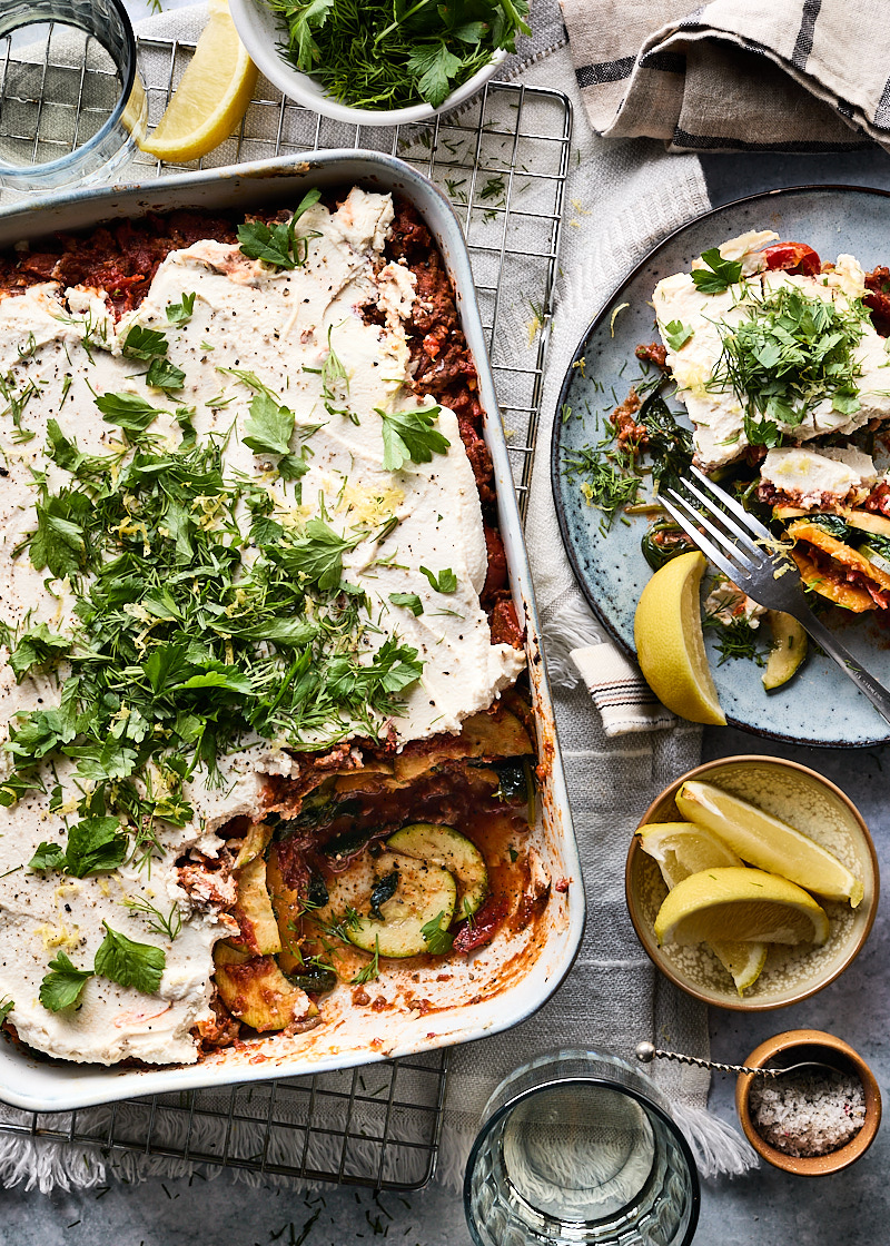 Koolhydraatarme ovenschotel met gehakt