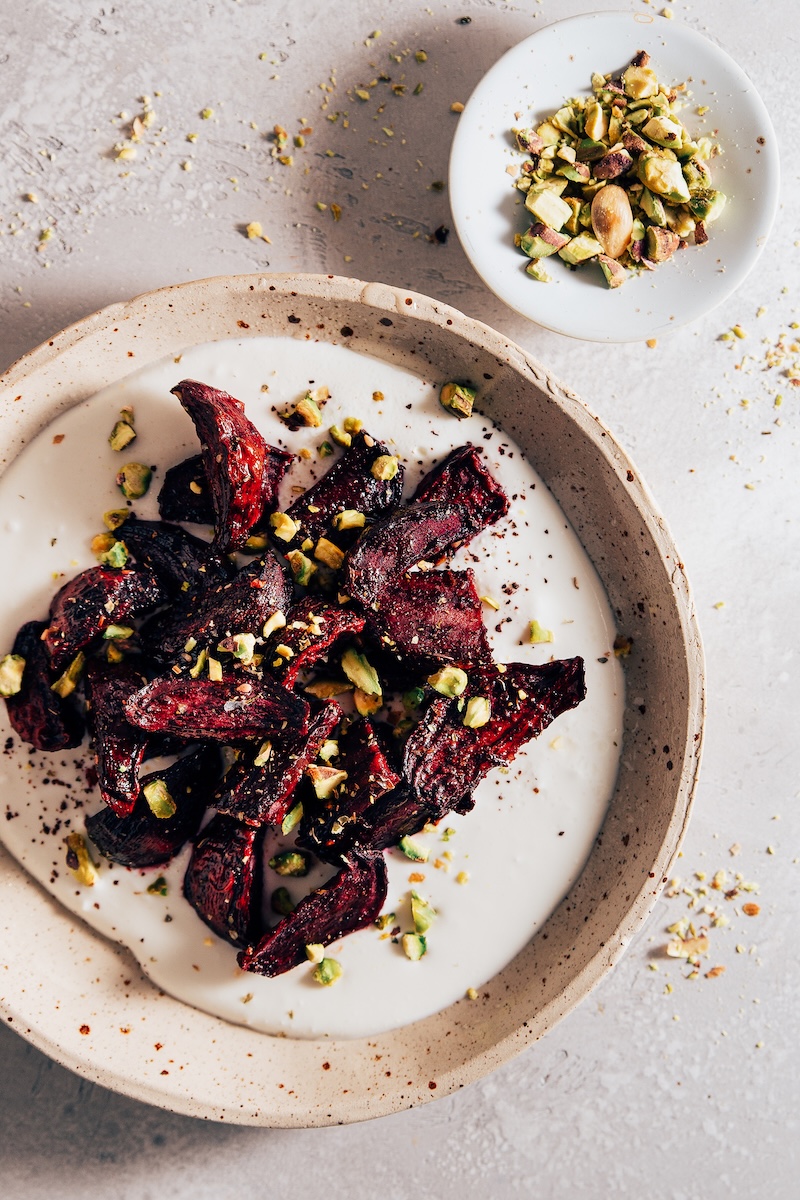 Rode bietjes met feta uit de Airfryer