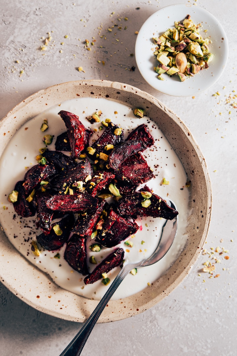 Rode bietjes met feta uit de Airfryer