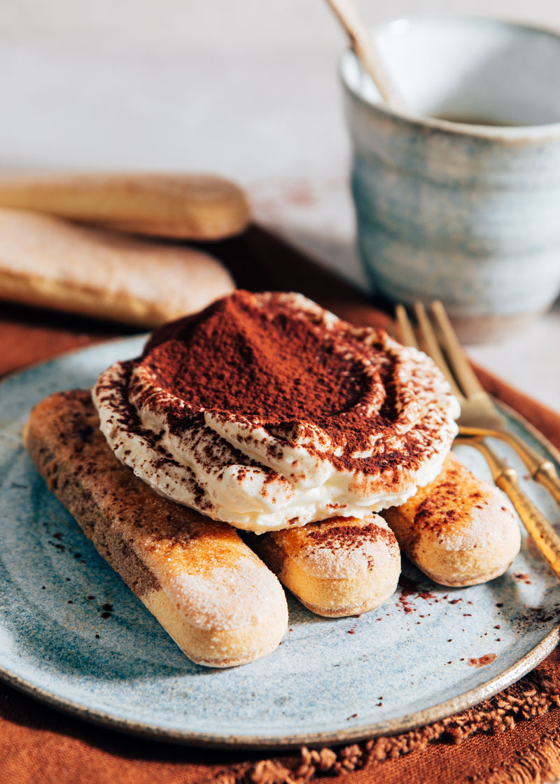 Tiramisu zonder alcohol en ei