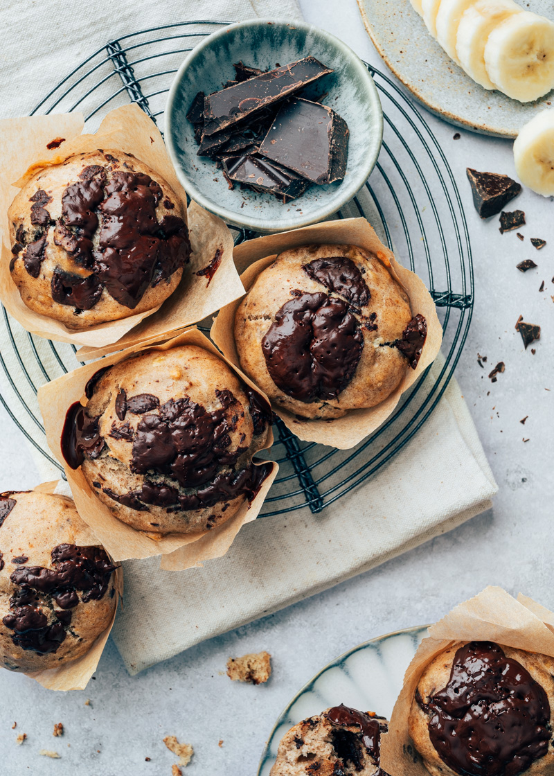 Bananenbrood muffins